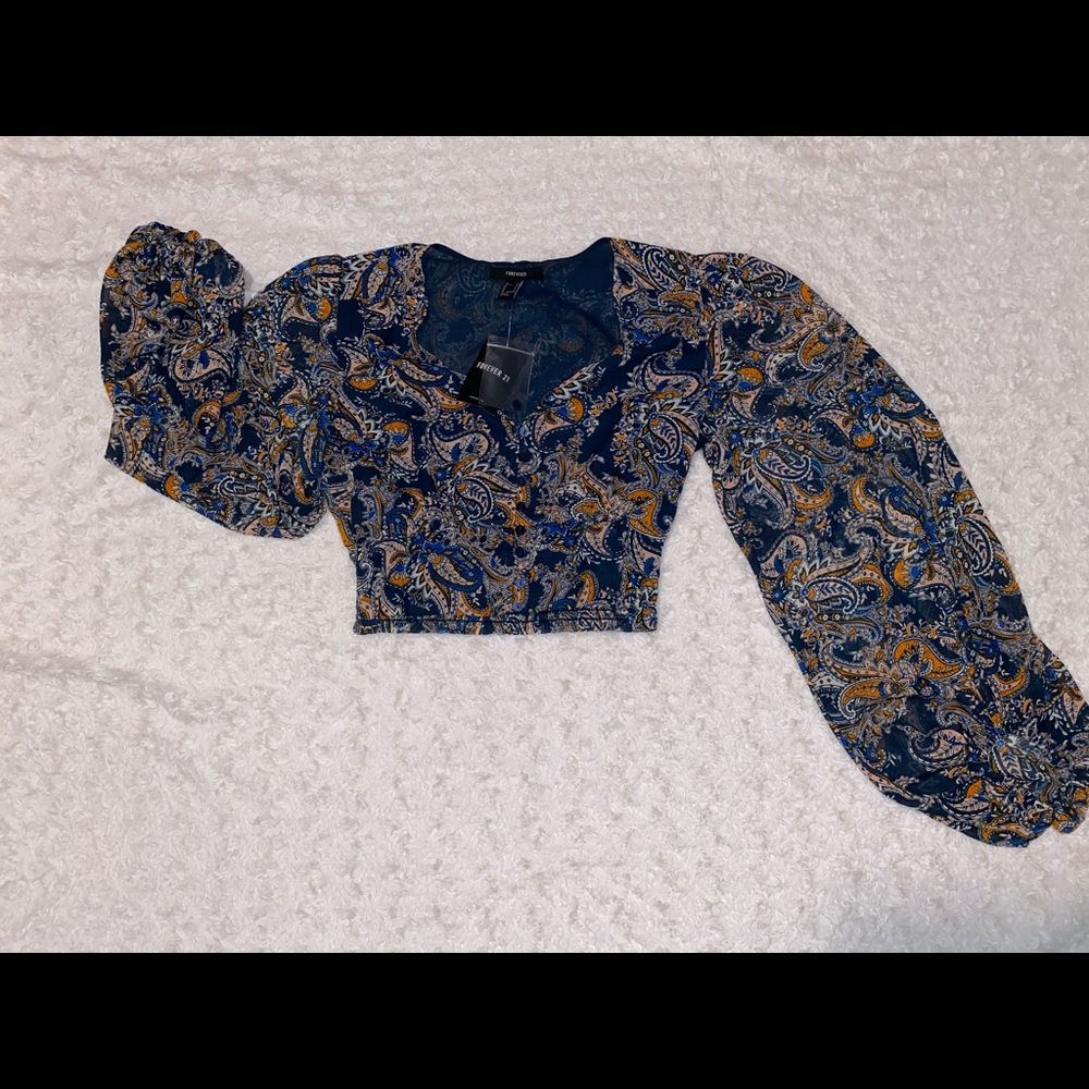70’s inspired crop top